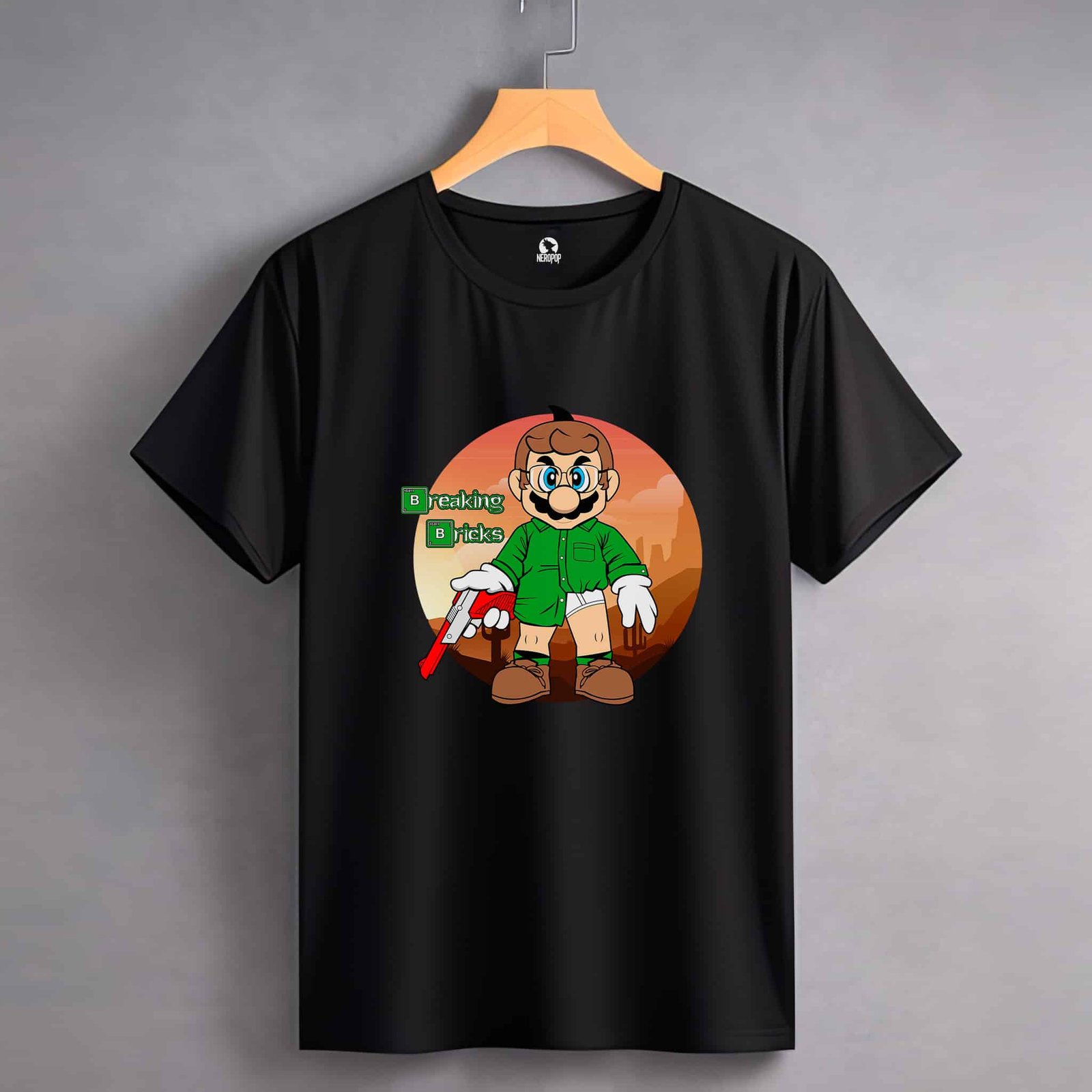 Mario Breaking Bricks