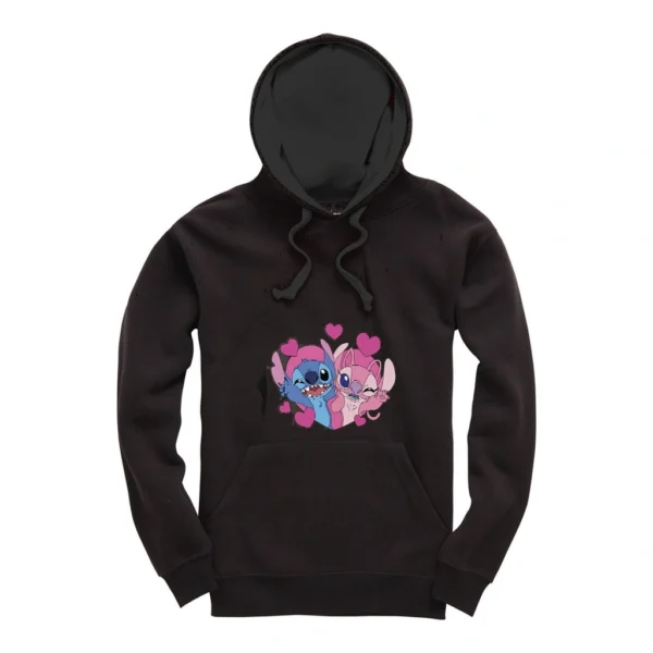 Sweat Neropop Stitch et Angel — mockup de présentation